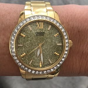 Gold citizen watch